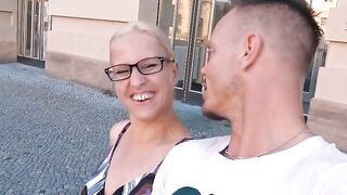 Glasses Snake Eva Engel is dating a trained man