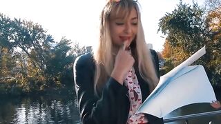 Spontaneous sex date arranged with a slender tourist