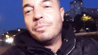 Outdoors sex met with blonde glasses snake