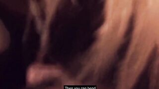 Outdoors sex met with blonde glasses snake