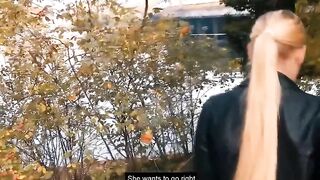 Young woman into nylons recorded on a real blind date