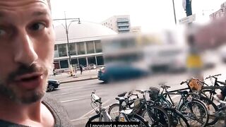 Blonde mom picked up into outdoor by Casanova