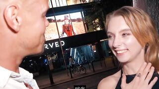 Sweet exchange college girl meets man to screwed
