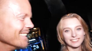 Sweet exchange college girl meets man to screwed