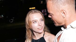 Sweet exchange college girl meets man to screwed