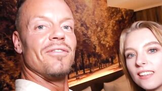 Sweet exchange college girl meets man to screwed