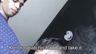 LatinoJuice.com - My tatted boyfriend Kendro runs his mouth up and down to lean Aquil