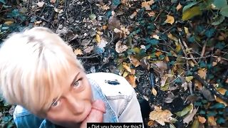 Inked blonde recorded at a real sex seen