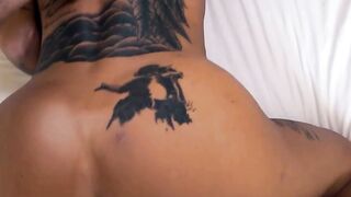 Inked blonde recorded at a real sex seen