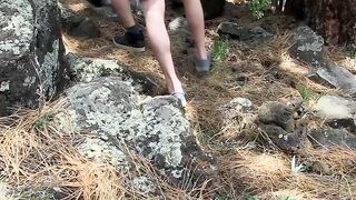 Sweet twinks who are park rangers fuck raw in the woods