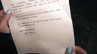 Sensual blind date with lonely tattoo MILF