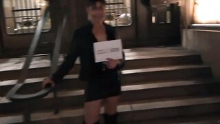 Sensual blind date with lonely tattoo MILF