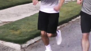 Studly stepdad pounding twinks tight ass after exercise