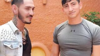 Latino jock who used to be straight becomes gay and beats a stranger bareback