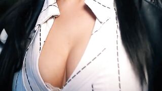 Sex date with Bombshell natural breasts housewife