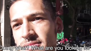 In exchange for cash a gay Latino man prostitutes himself