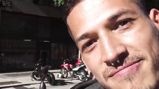 In exchange for cash a gay Latino man prostitutes himself