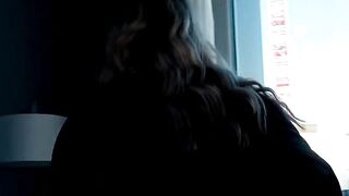 Dark Haired with huge melons fucks on the first date