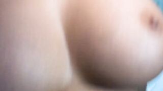 Dark Haired with huge melons fucks on the first date