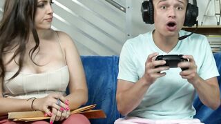 Gamer dreams of ride his tutors long juicy Italian butt