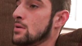 Beautiful amateur Ricky teases and jerks off his cock solo