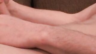 Beautiful amateur Ricky teases and jerks off his cock solo