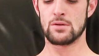 Beautiful amateur Ricky teases and jerks off his cock solo