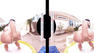 Kissa Sins and her butt do the unthinkable to you into VR porn
