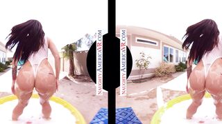 Kissa Sins and her butt do the unthinkable to you into VR porn