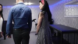 German street casting with vulgar mom