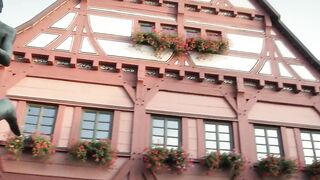 German street casting with vulgar mom
