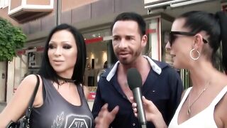 Amateur lovers approached for anal sex public