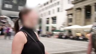 Amateur lovers approached for anal sex public
