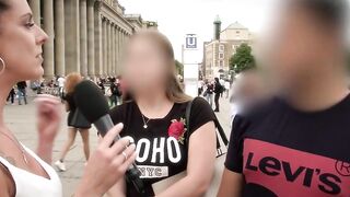 Amateur lovers approached for anal sex public