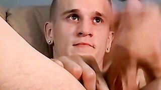 Handsome homo Ricky plays with cock hungry dude Joe