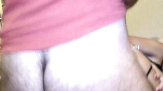 Blonde underwear hoe nailed inside high heels