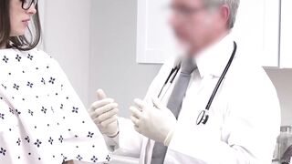 At a yearly exam Maddy May is seduced by her perverted older doctor