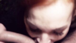 Inked with red hair KessieShy on a sex date
