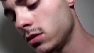 Asian Alon Kemey gets on his knees and works on Hugo Dupres big French dick