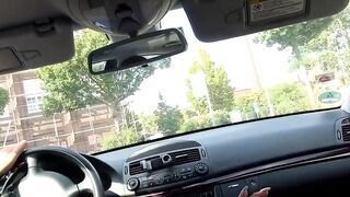 Blonde picked up for a oral sex while flirting