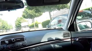 Blonde picked up for a oral sex while flirting