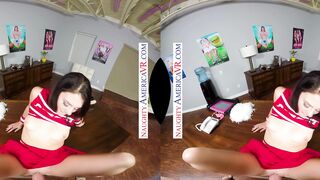 Megan Sage proves shes the 1 to play the part as the sexsual cheerleader