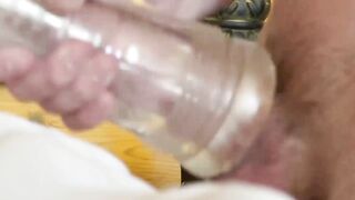 Scrotally blessed Oliver Dean plowing his big cock into a fleshlight