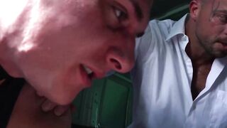 StepsonXXX.com - Athletic dude Josh Hunter experienced mustached Max Ferros deep thru
