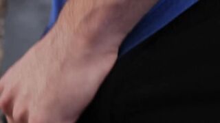I caught my pervert stepson Troy Hardt jerking off while sniffing my underwear