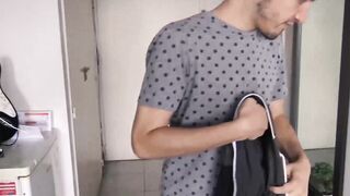 LatinoJuice.com - Alluring latino Herbert shoots out his hot milk while getting fucke