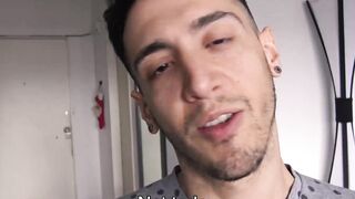 LatinoJuice.com - Alluring latino Herbert shoots out his hot milk while getting fucke
