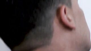 Pulling the hair of kinky Maximiliano while I intensely bareback his raw ass