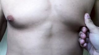 Pulling the hair of kinky Maximiliano while I intensely bareback his raw ass