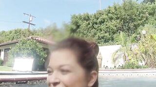 Tessa Fowler - Candy Stripes Bikini GoPro one